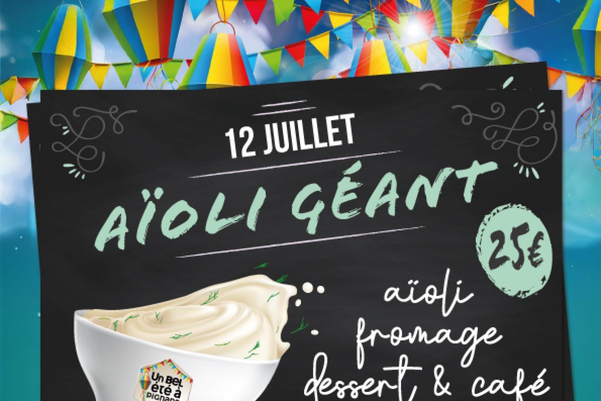 12 juil – Aïoli géant à Berthoire – Un bel été à Pignans 2025