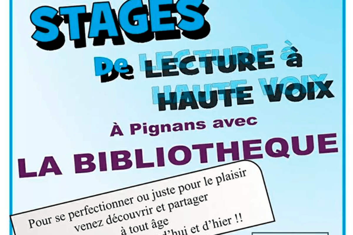 21 sept – Stage de lecture à haute voix