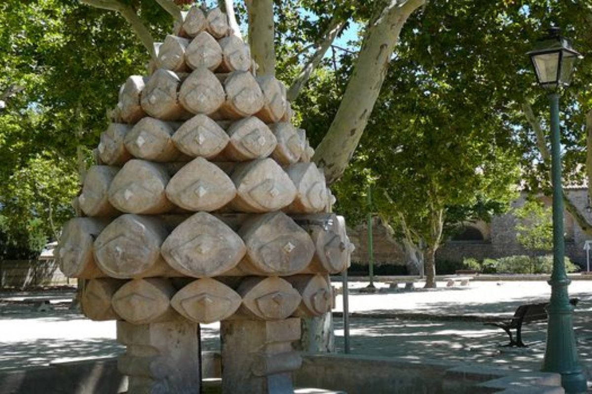 Fontaine de la pigne momentanément hors service