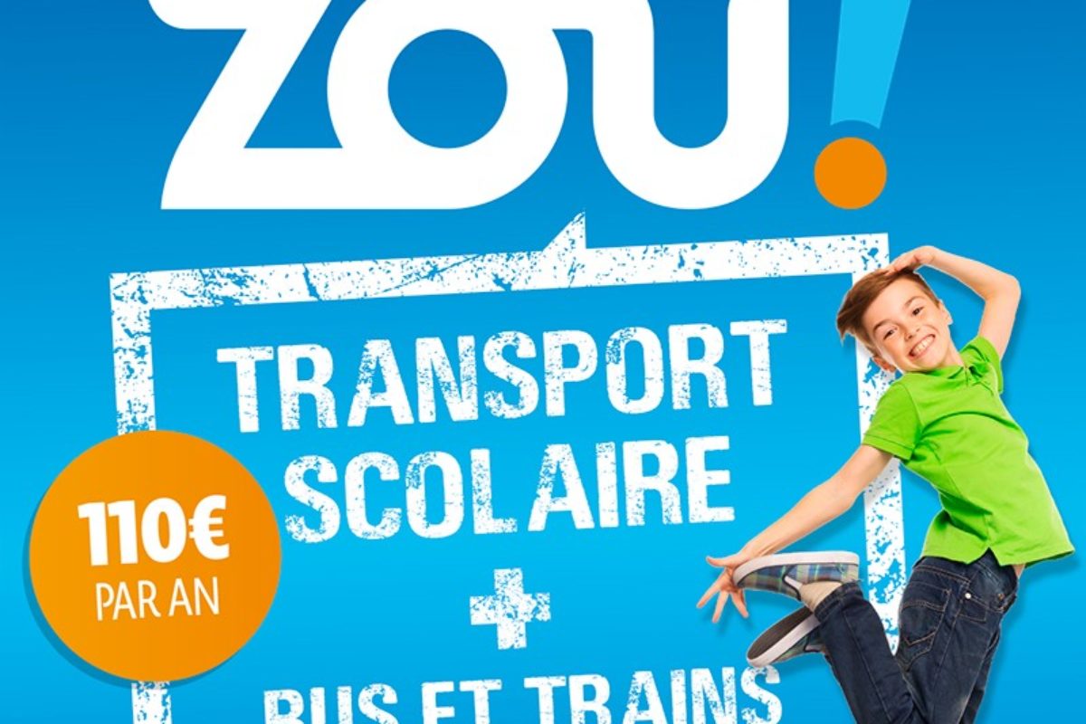 [Transports scolaires] Pass Zou – Inscriptions jusqu’au 31 juillet