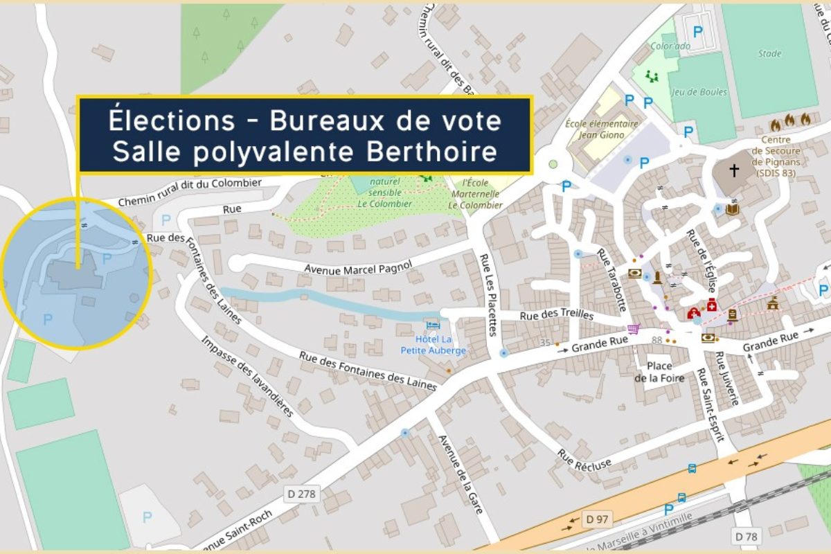 Élections : Bureaux de votes – Salle Polyvalente Berthoire