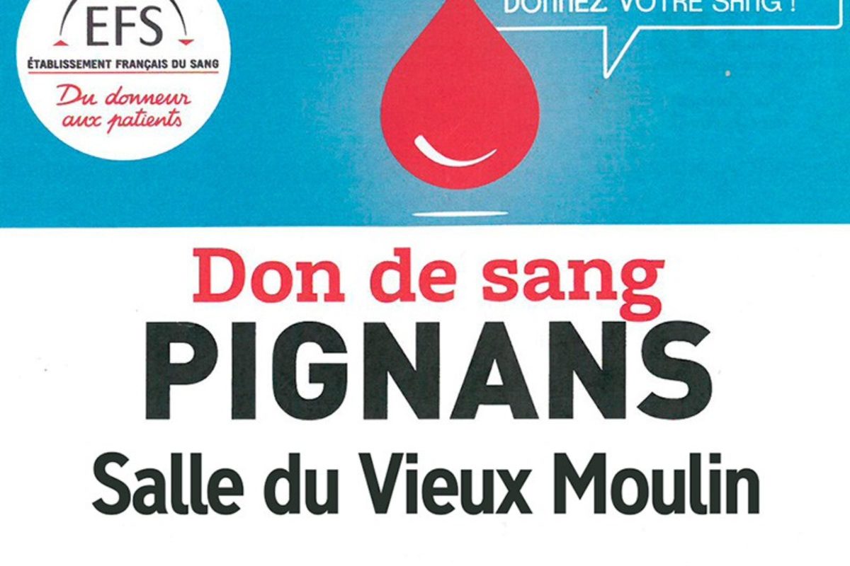 [Don du sang] Vendredi 24 mai au vieux moulin