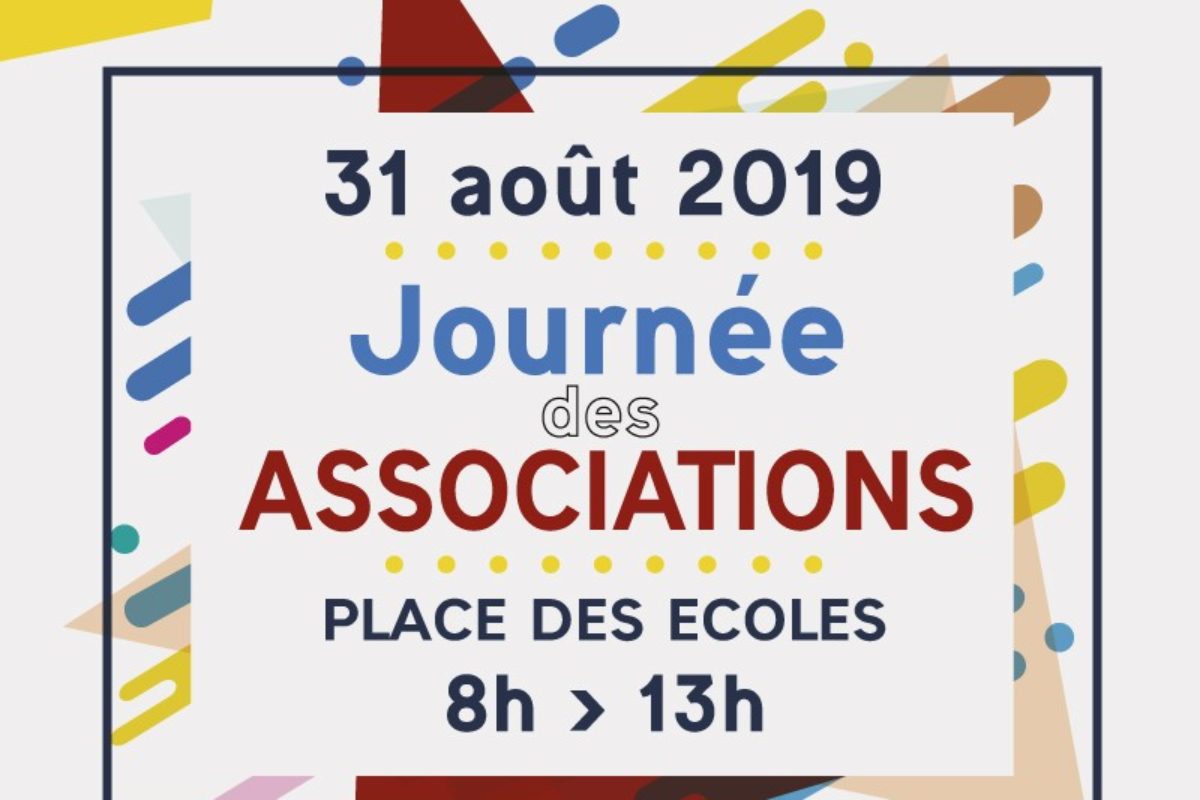 31 août – Journée des associations 2019