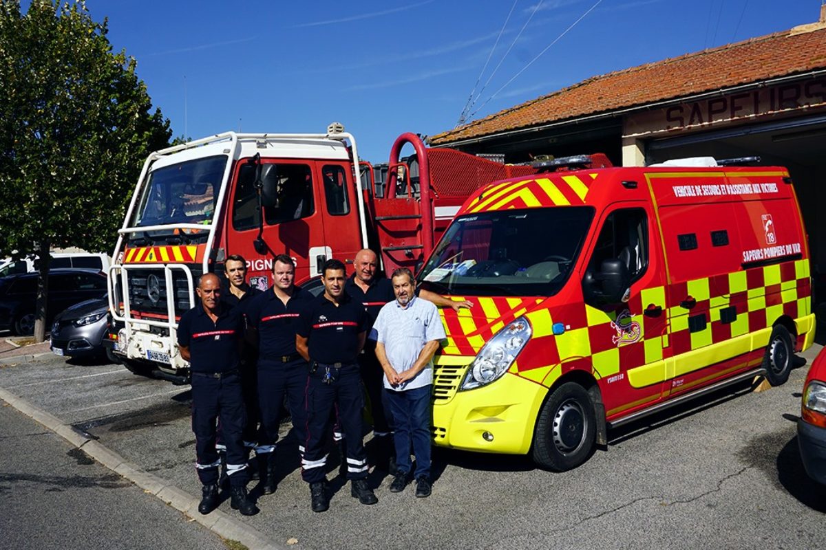 Une nouvelle ambulance pour la caserne de Pignans