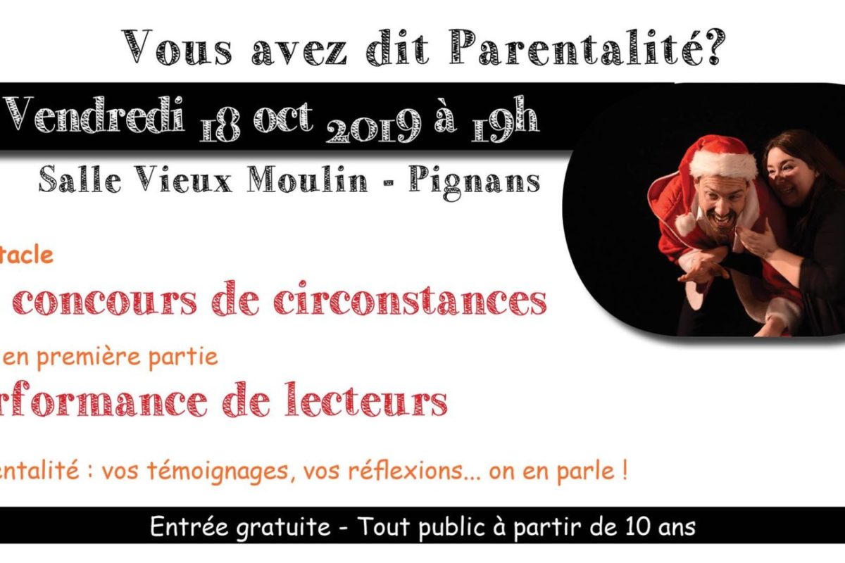 18 octobre – Soirée théâtre et parentalité