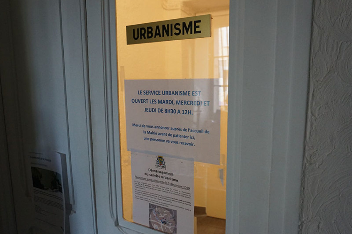 Déménagement  du service urbanisme