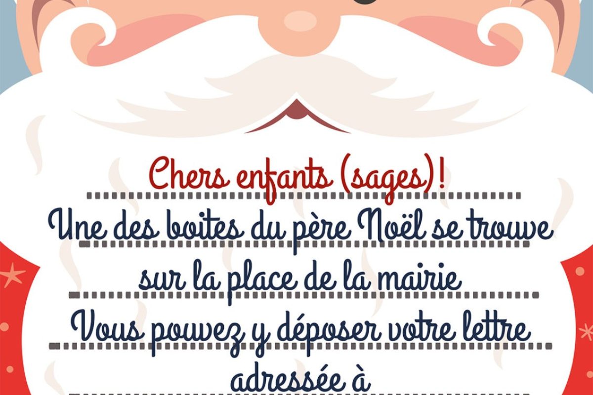 Noël 2019 – Lettre au père Noël