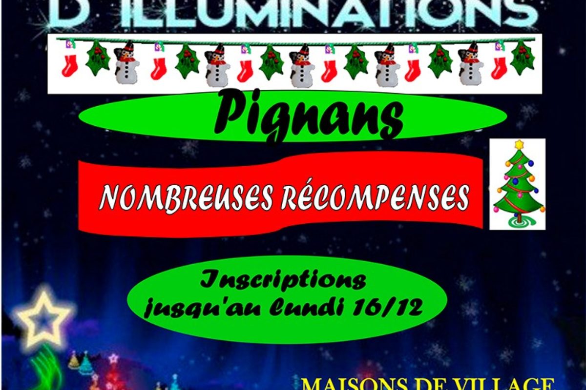 Concours d’illuminations 2019