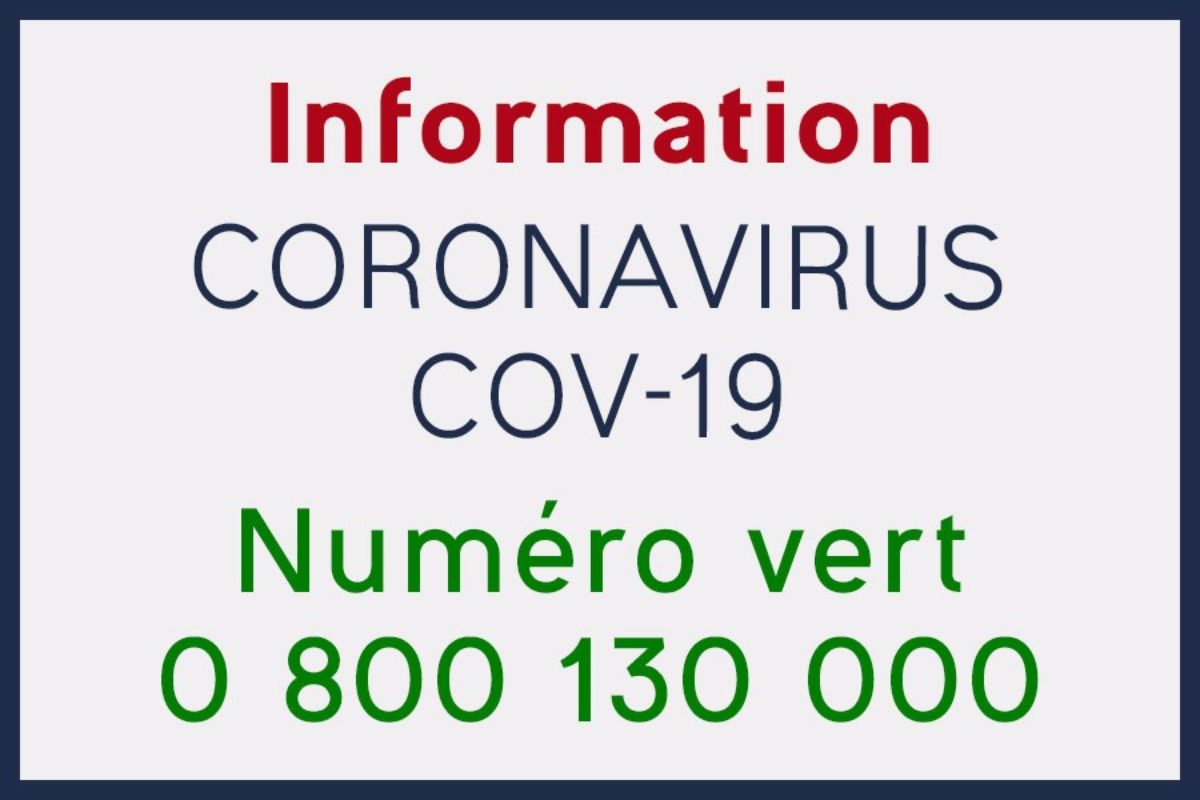 Numéro Vert national d’information sur le coronavirus