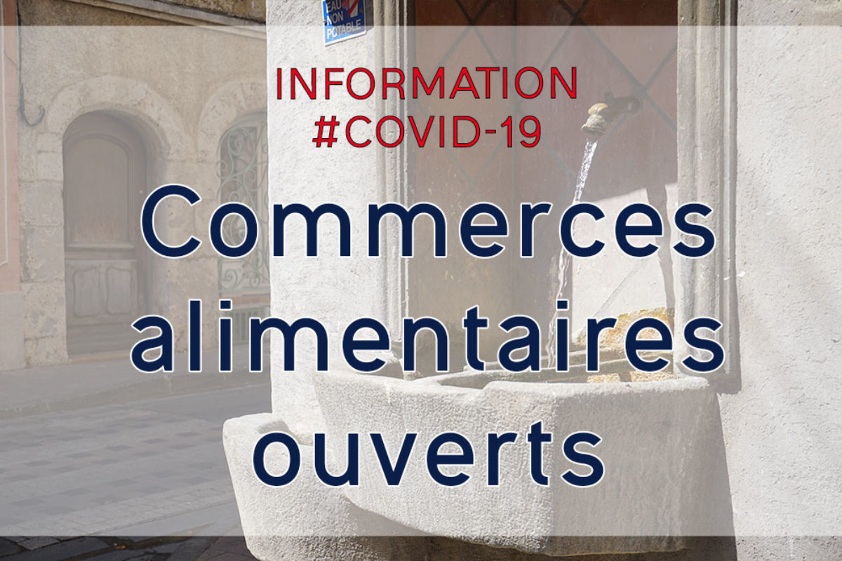 [Covid-19] Annuaire des commerces alimentaires du village