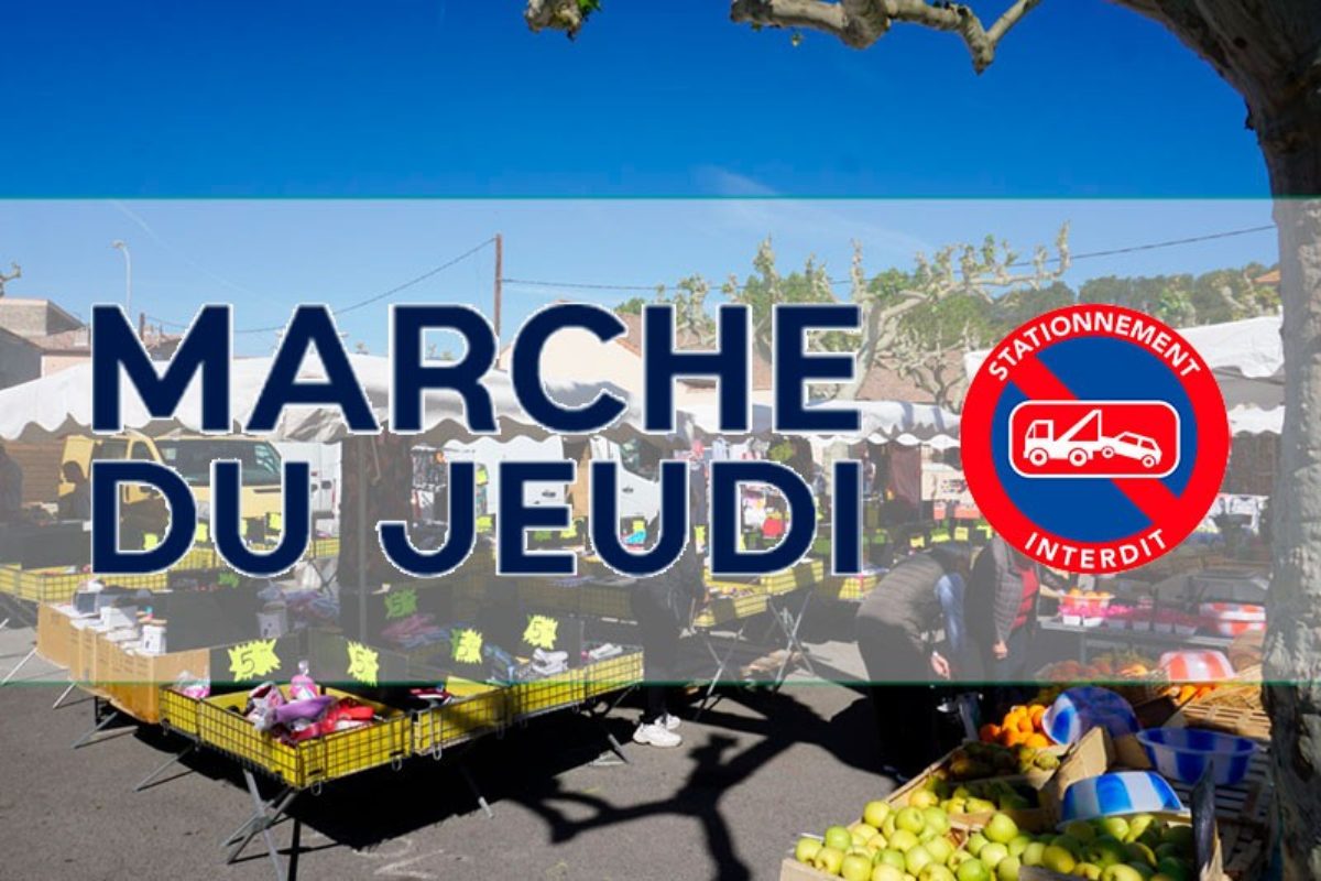 [Rappel] Marché du jeudi – Stationnement interdit place des écoles