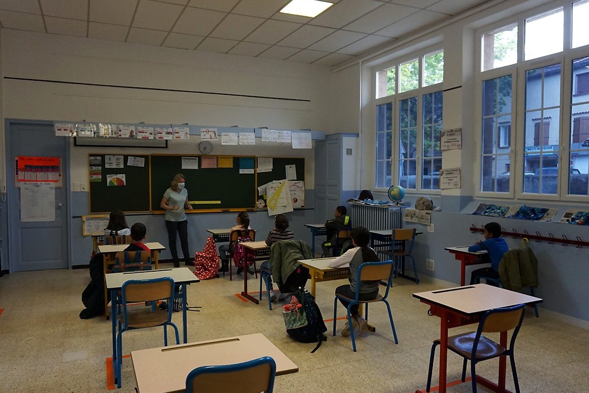 [Photos] Rentrée des écoles post-confinement