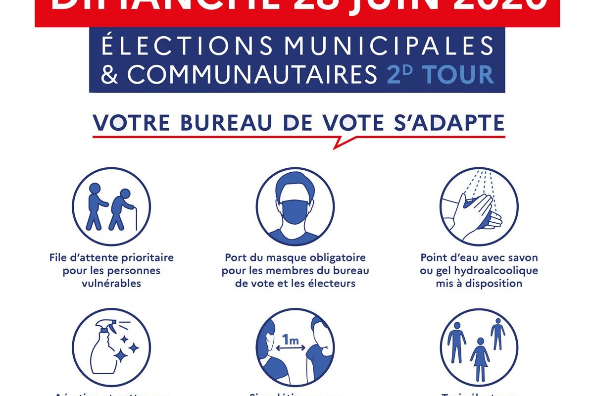 [Élections] Covid-19 – 2d tour – Votre bureau s’adapte