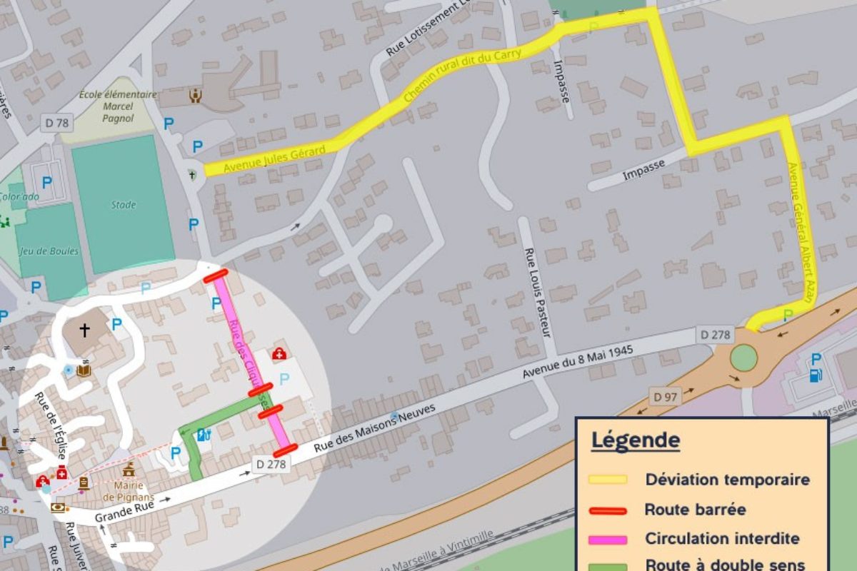 🚧⚠️[Travaux] Circulation fermée rue des maisons neuves mardi et mercredi