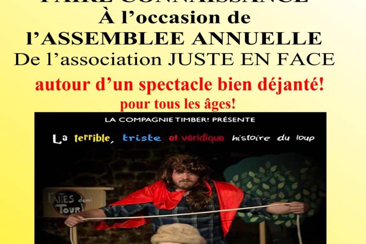 8 sept. – Spectacle “La terrible histoire du loup”