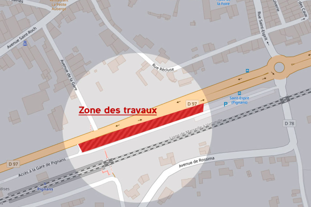 [Travaux] Débroussaillement parking SNCF – stationnement interdit