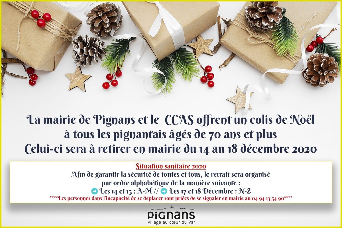 🎁[CCAS] Colis de Noël 2020