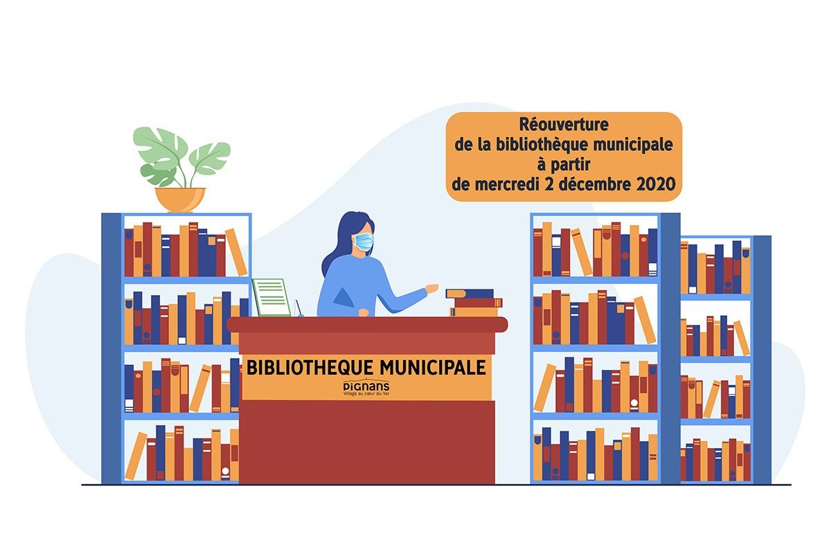 📖[Bibliothèque municipale] Réouverture de 2 décembre 2020