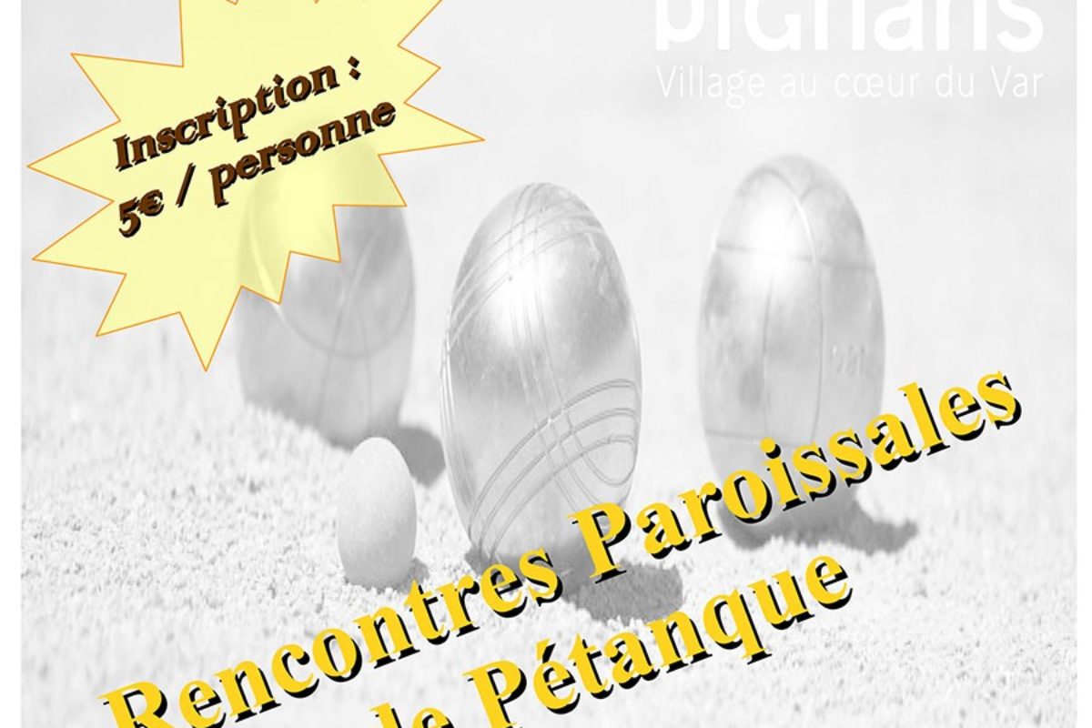 27 juillet – Rencontres paroissiales de pétanque