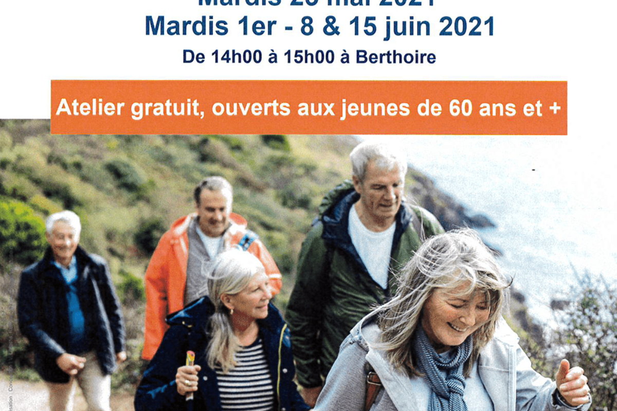 Ateliers « nutrition » et « marche active » pour les plus de 60 ans – fin inscrip’ 12 mai