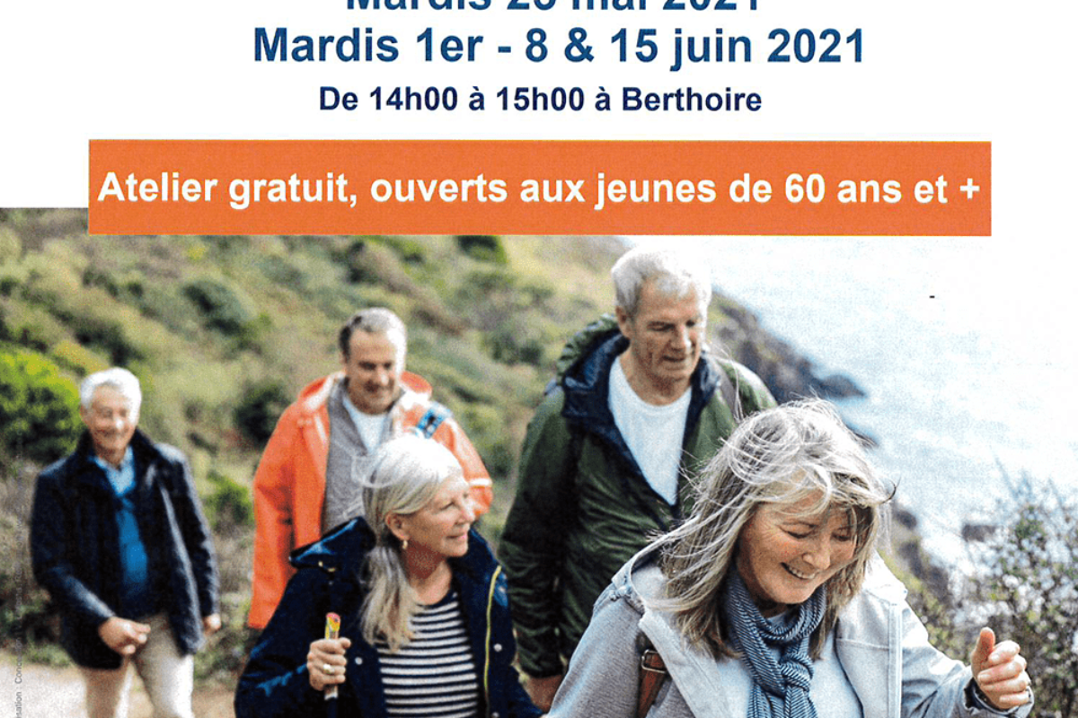 Ateliers “nutrition” et “marche active” pour les plus de 60 ans – fin inscrip’ 12 mai