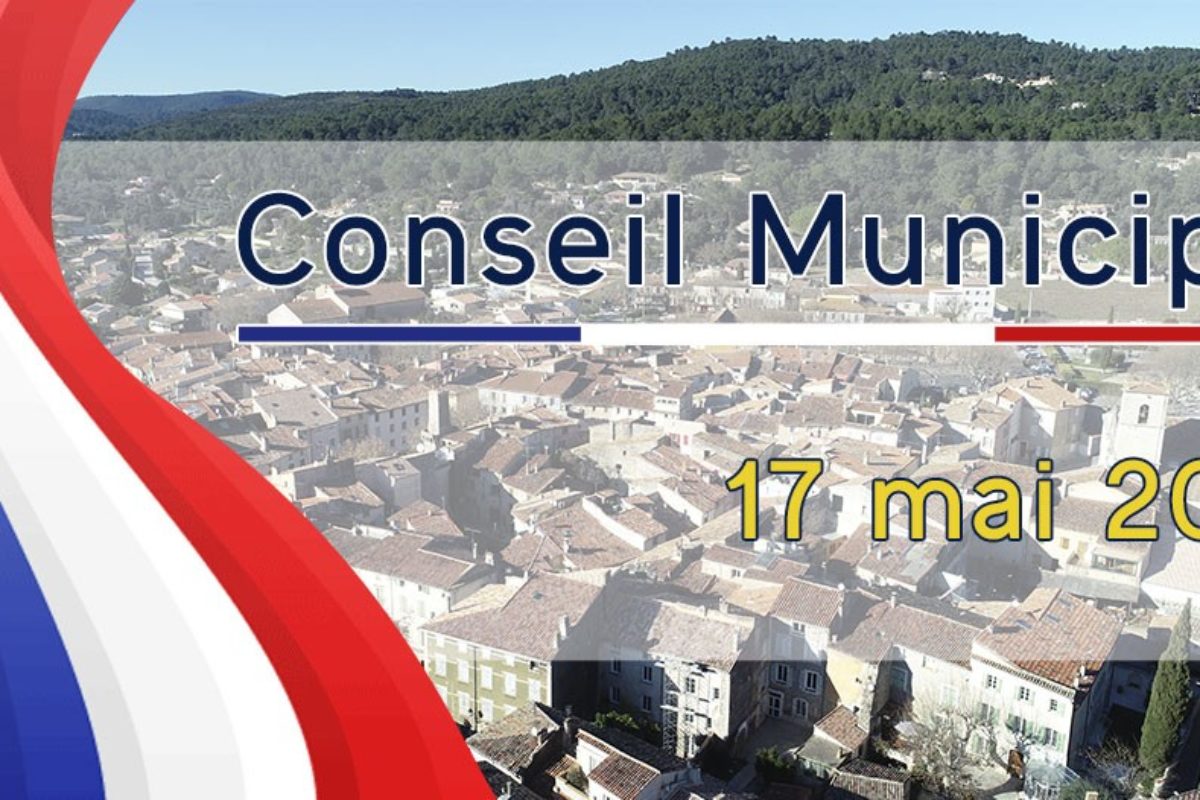 17 mai 2021 – Conseil Municipal