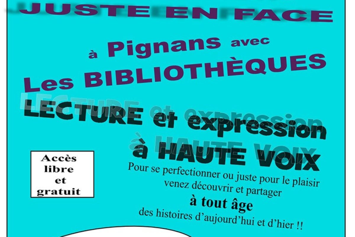 27 mai – Lecture et expression à haute voix