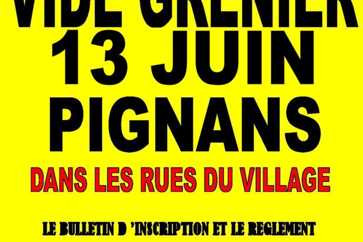 13 juin 2021 – Vide Grenier