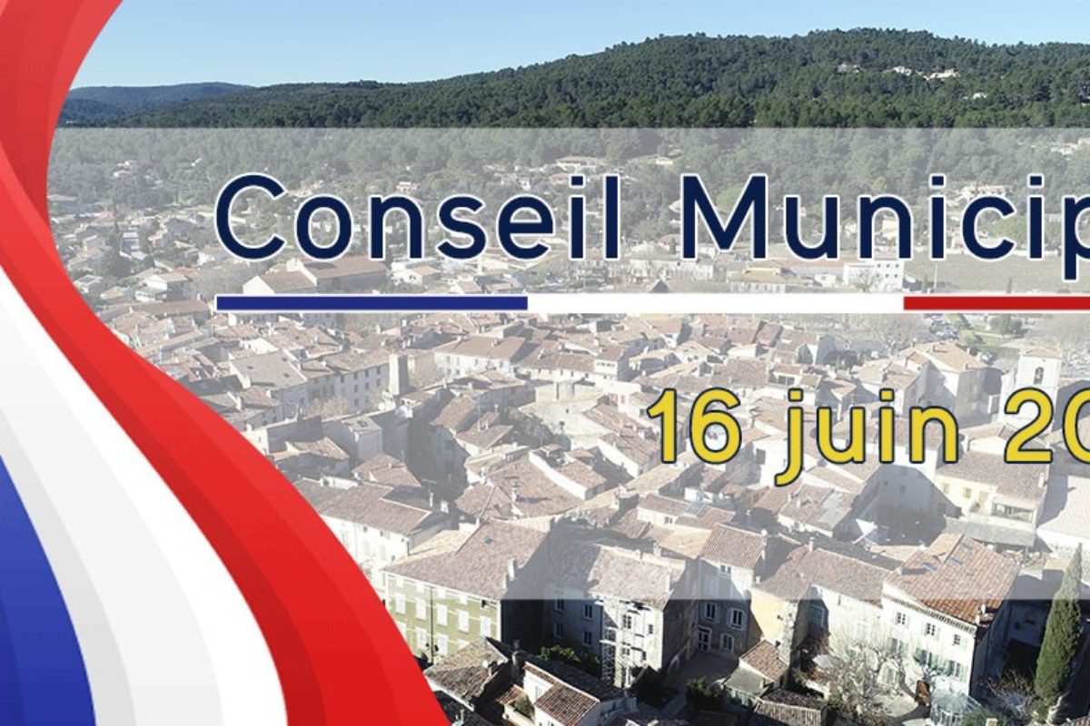 16 juin 2021 – Conseil Municipal