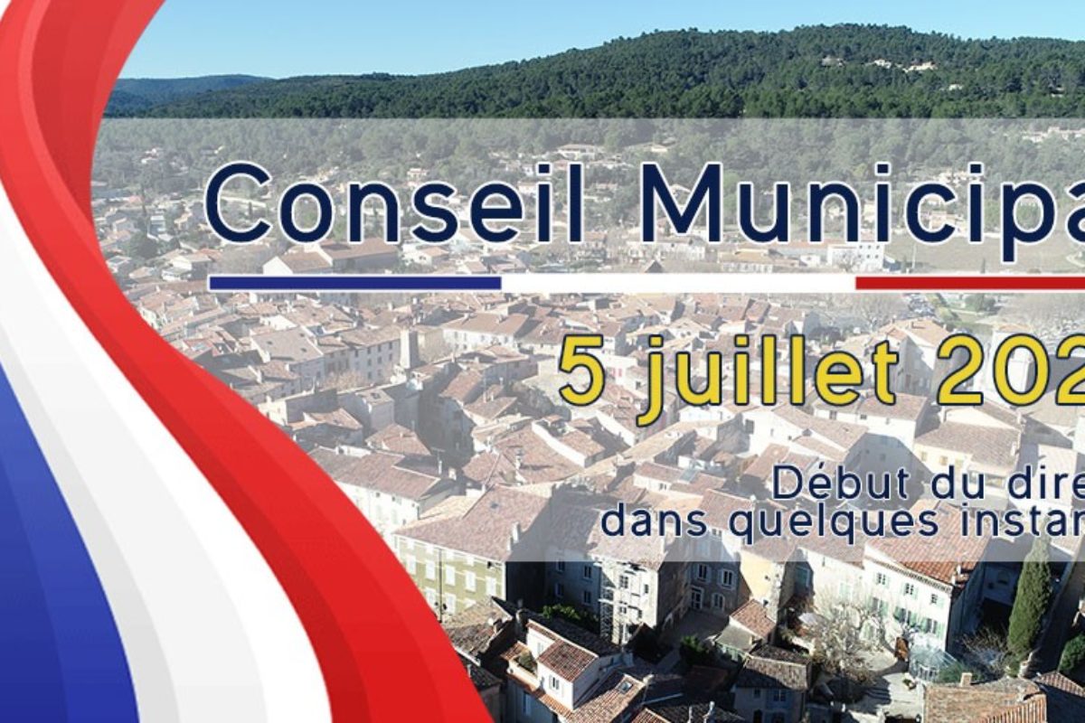 5 juillet 2021 – Conseil Municipal