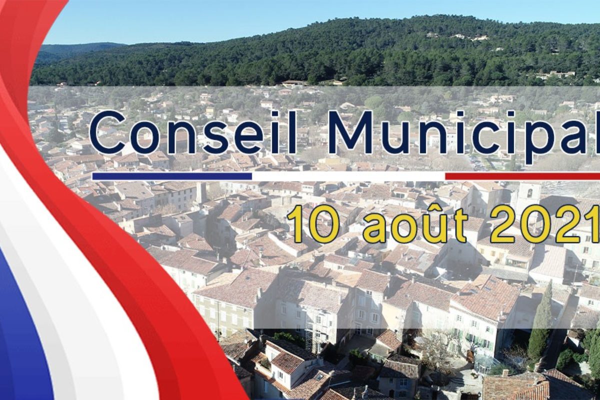 10 août – Conseil Municipal