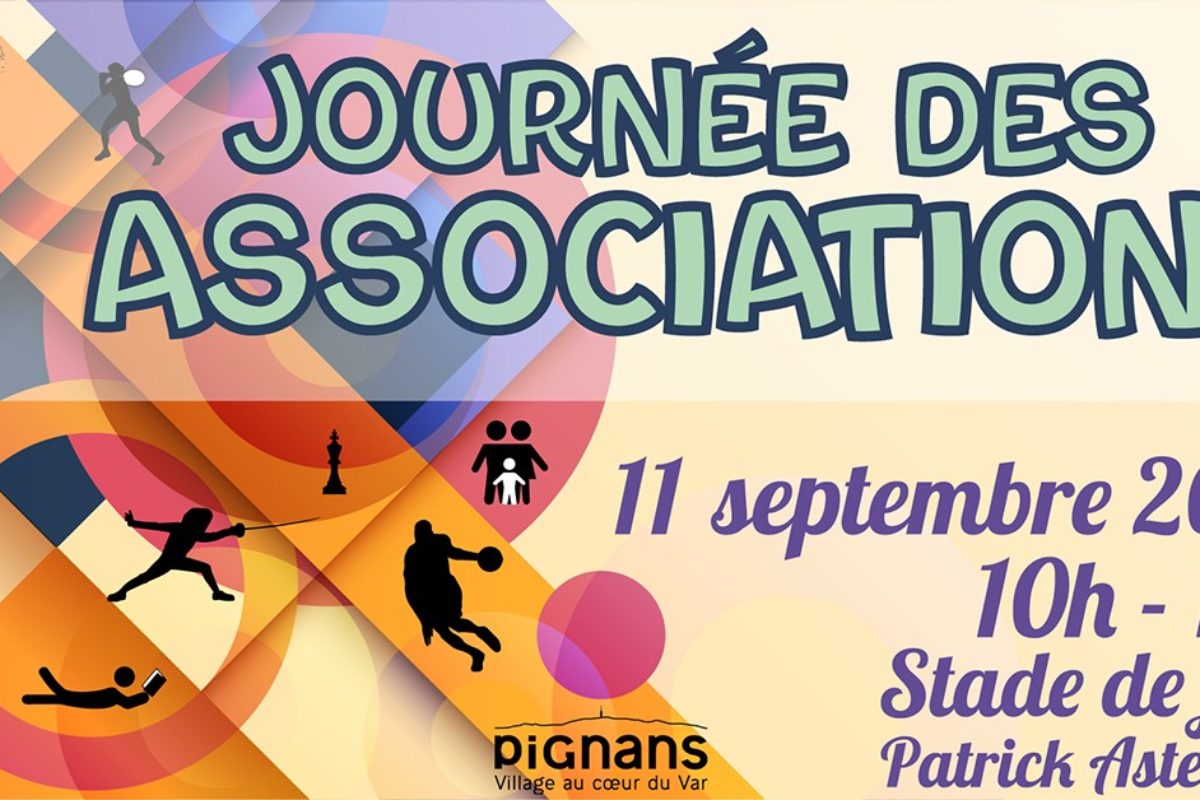 Sam. 11 sept. – Journée des associations 2021