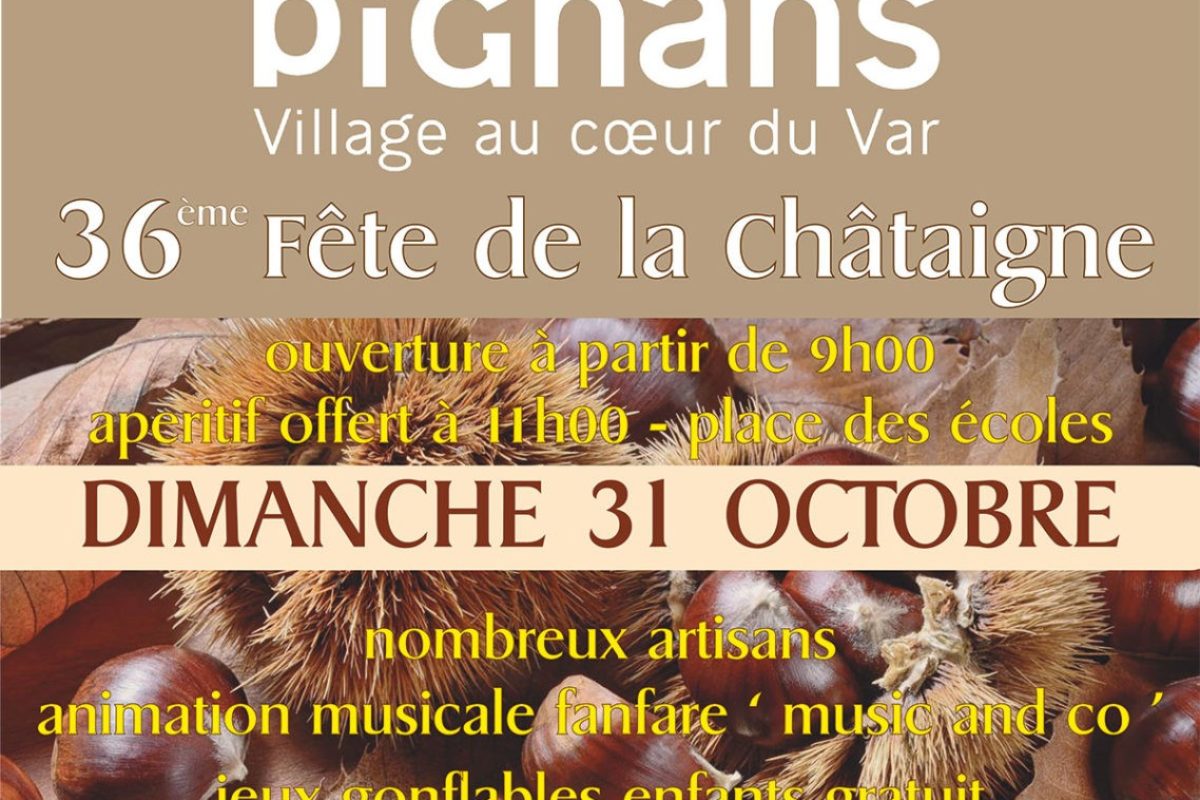 7 nov – 36e Fête de la châtaigne 2021 [REPORT]