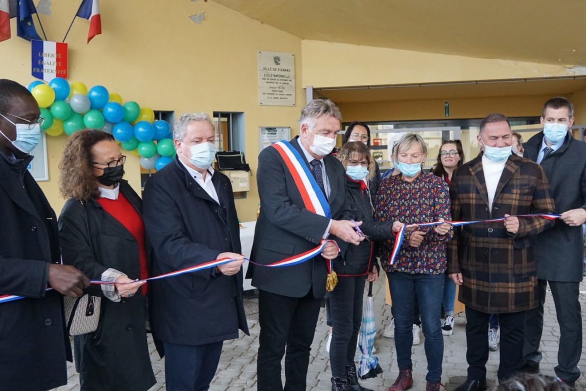 [Photos] Inauguration fin des travaux de réhabilitation de la maternelle A. Daudet