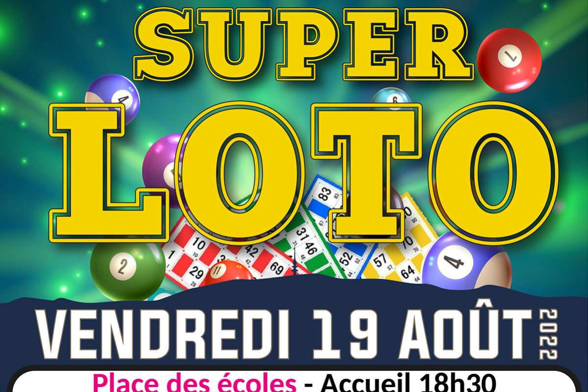 19 août – SUPER LOTO DU CCAS 2022