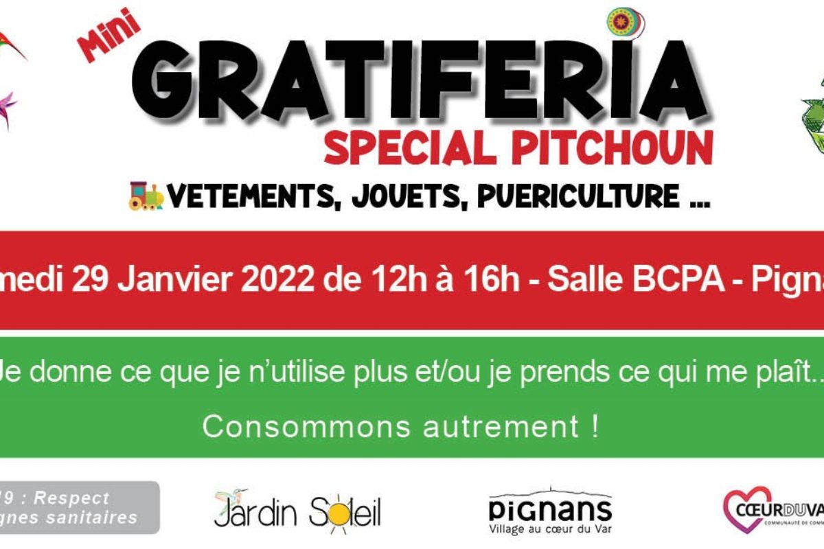 29 jan. – Mini Gratiferia – Spécial Pitchoun