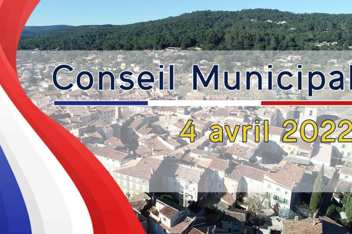 4 avril 2022 – Conseil Municipal