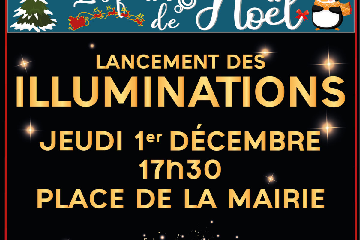 1er déc – Lancement des illuminations de Noël 2022