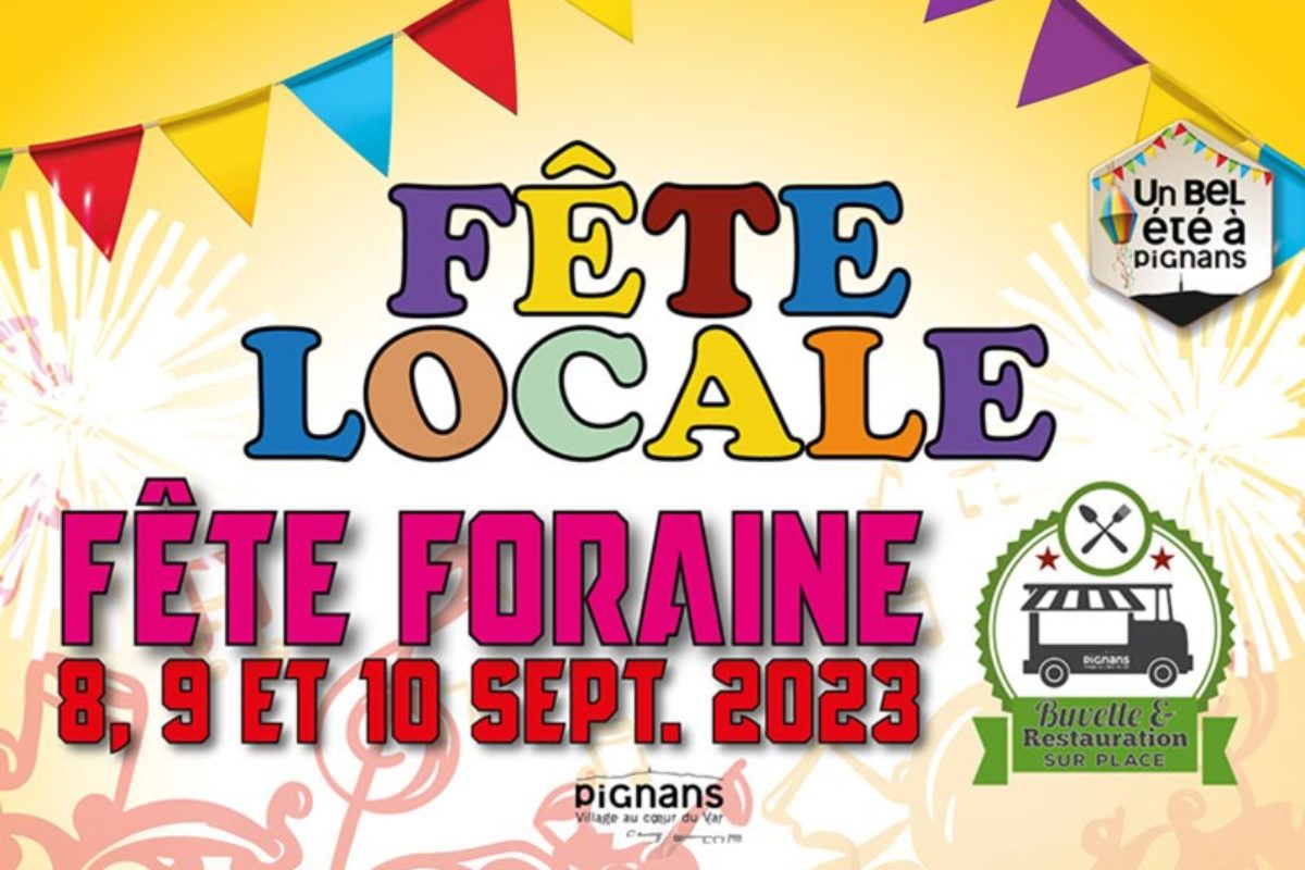 8,9 et 10 sept. – Fête locale