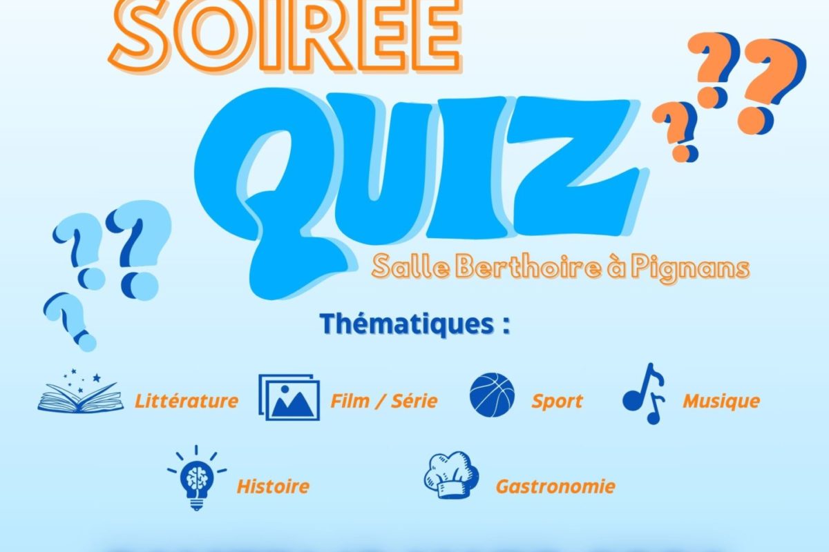 16 mars – Soirée Quizz