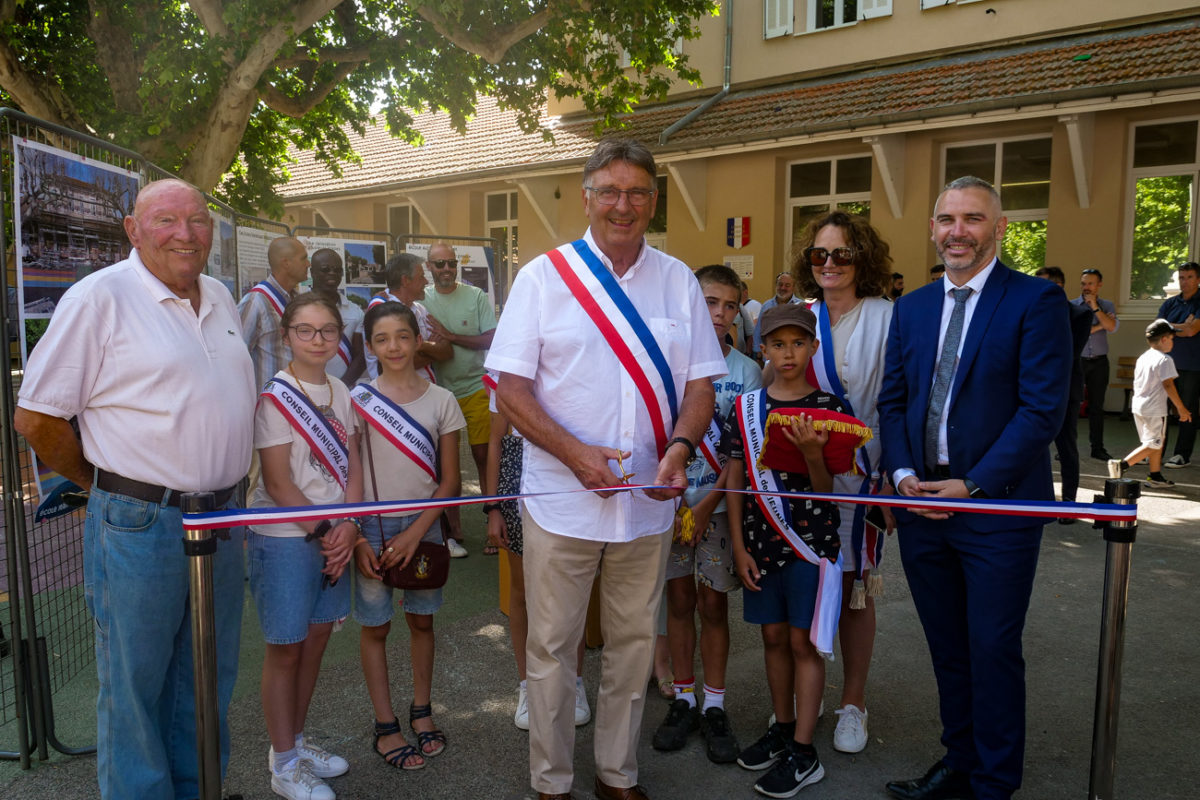 [Photos] Inauguration des travaux des écoles