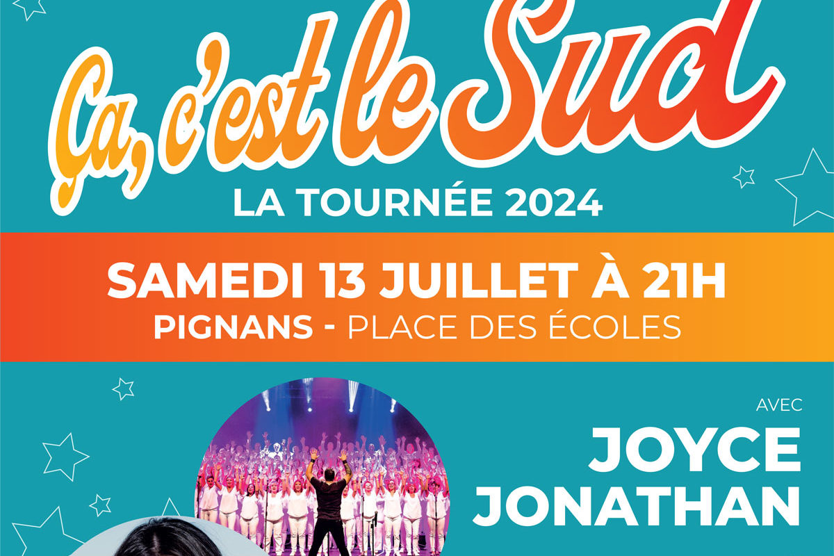 13 juillet – Tournée ça, c’est le Sud – Joyce Jonathan