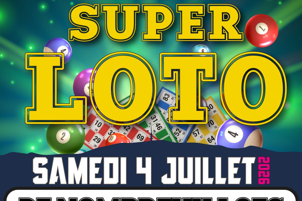 4 juillet – SUPER LOTO DU CCAS
