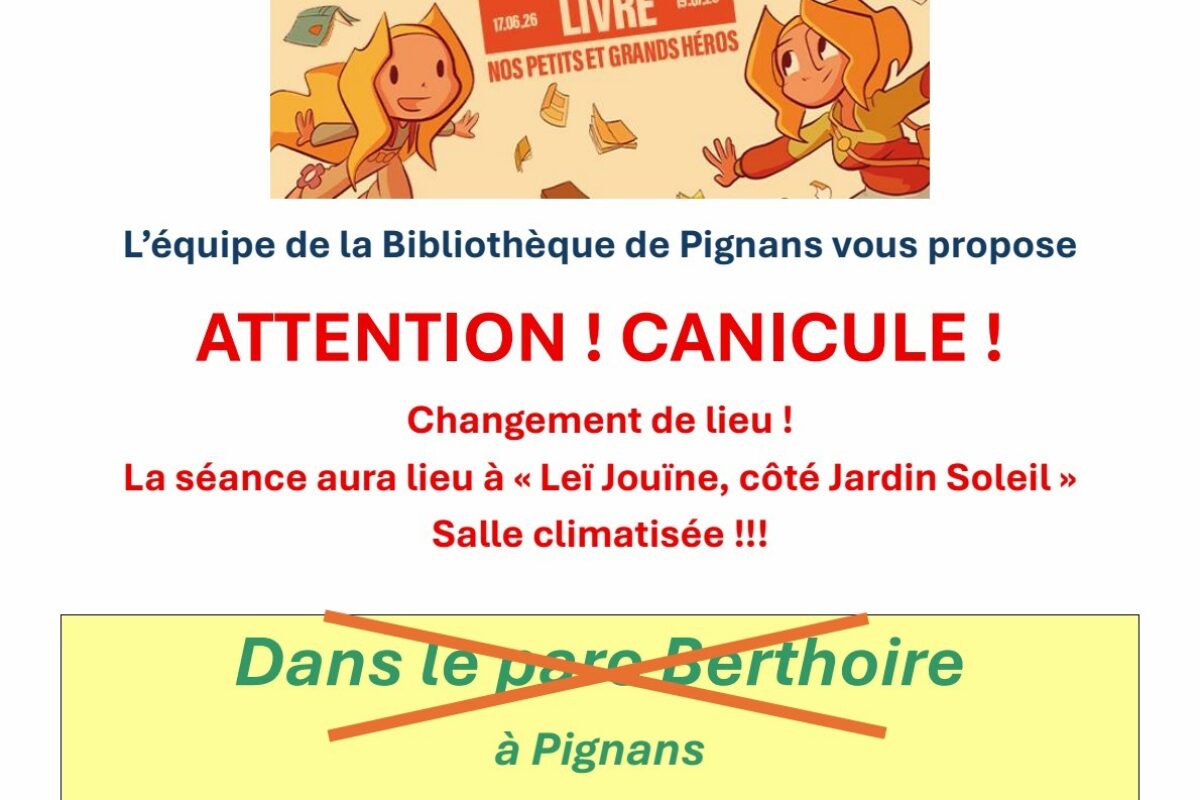 24 juin – Lecture et conte au Domaine de Berthoire