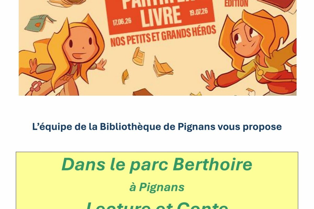 24 juin – Lecture et conte au Domaine de Berthoire
