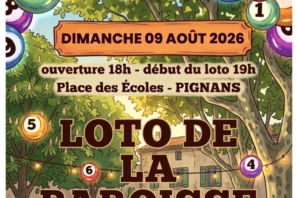 9 août – Loto de la paroisse