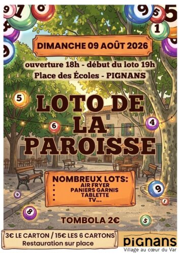 Affiche du loto