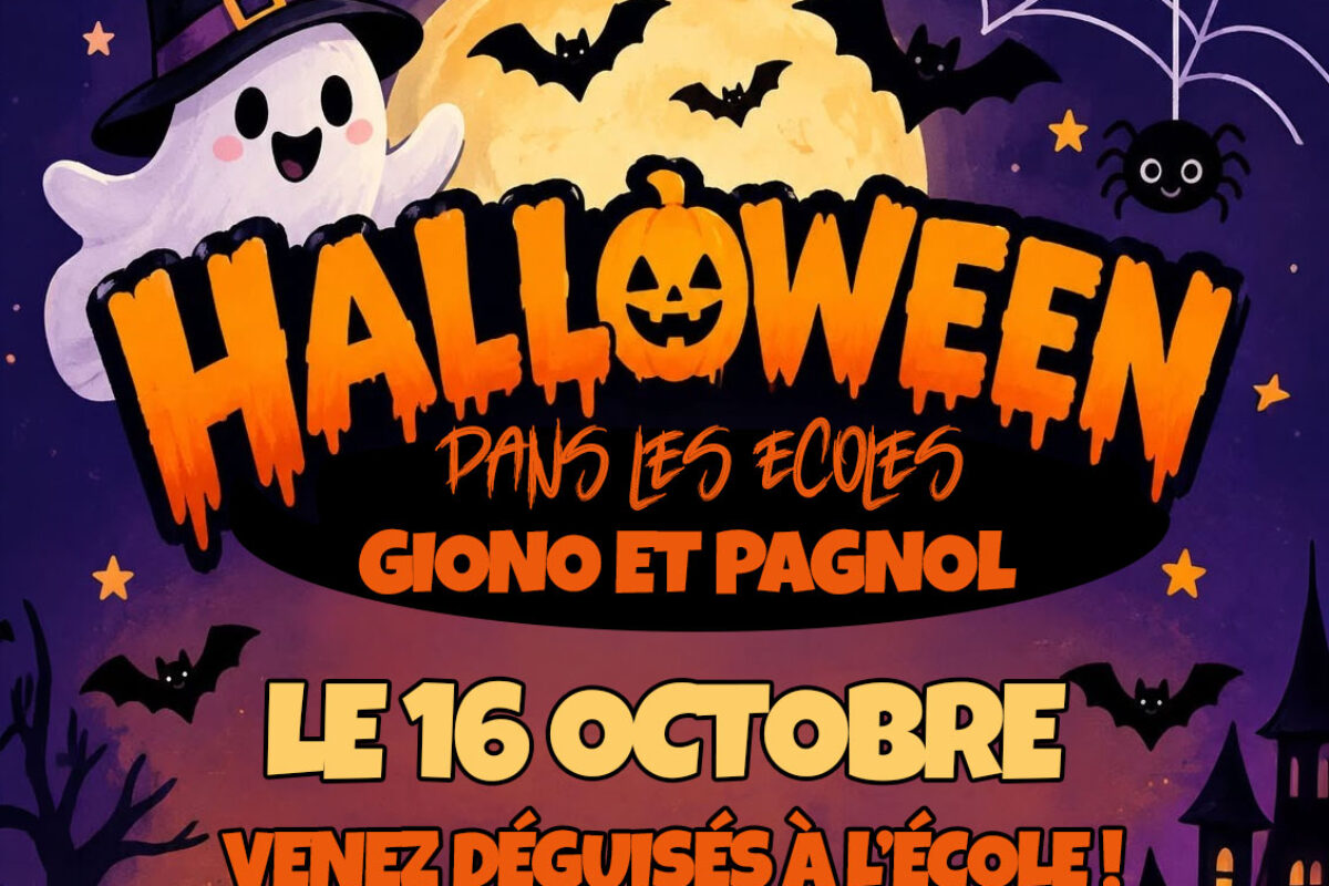 ð Halloween dans les écoles Giono et Pagnol