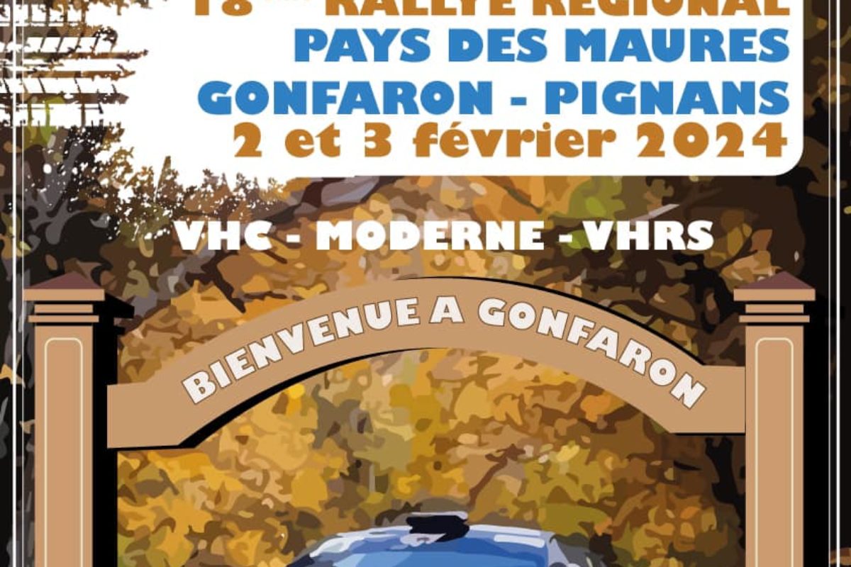 2-3 Fév – Rallye régional Pays des Maures Gonfaron-Pignans 2024