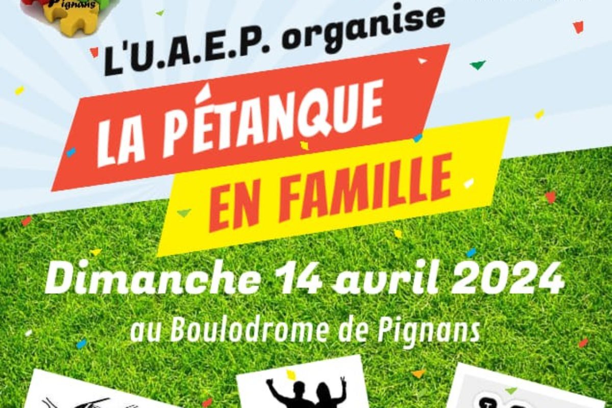 14 avril – Pétanque en famille